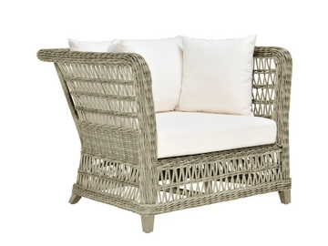 ARBOR CLUB - Club JanusFiber® armchair with armrests by JANUS et Cie - view 2